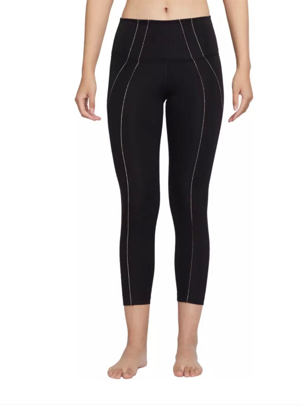 Nike Yoga Training Tights Black Metallic L